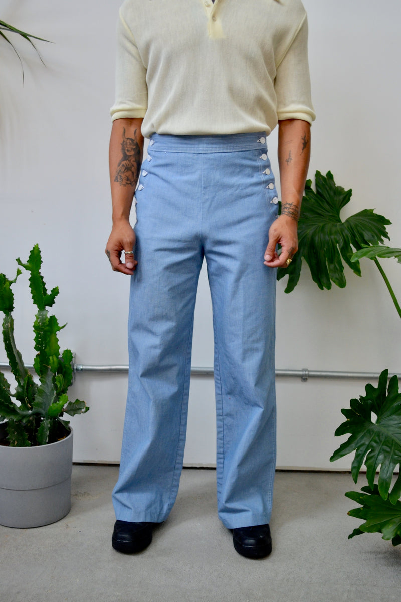 Levi's Chambray Sailor Pants