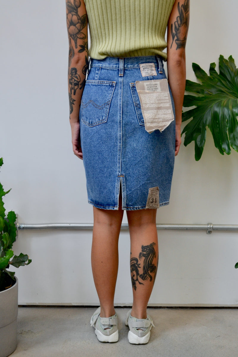 Benetton Denim Pencil Skirt – Community Thrift and Vintage