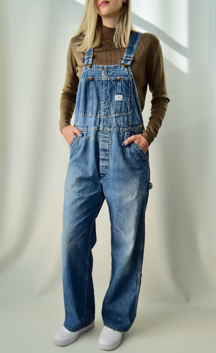 は*め様 1940年代　Super Big Jack Overalls 1940's/50's Lee Long L House Mark Overalls – Community Thrift and
