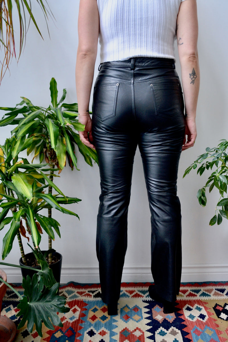 Vintage Soft Black Leather Pants Size S – COMMUNITY