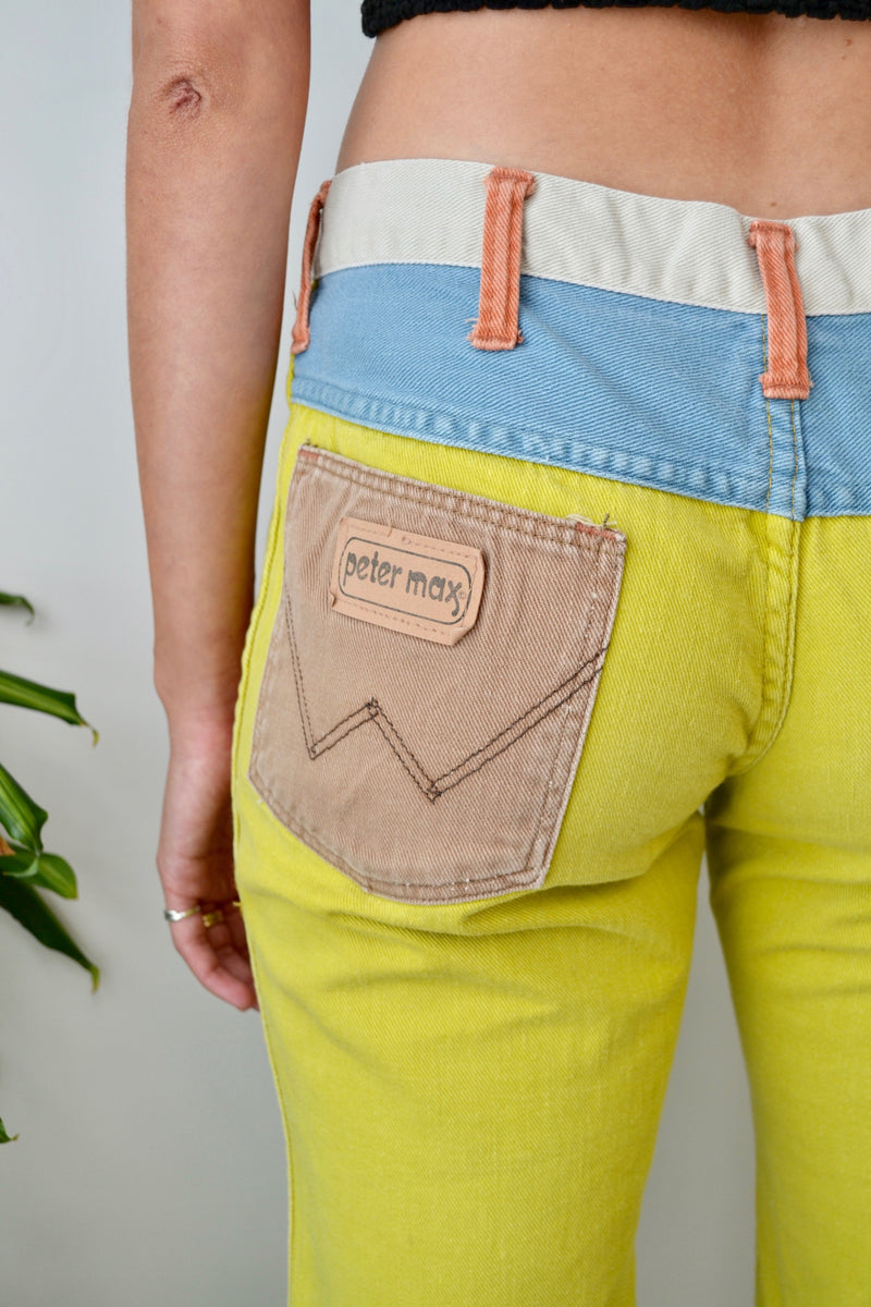 70s VINTAGE WRANGLER DENIM PETERMAX USA製 d69d9356-6981-4858-857e-