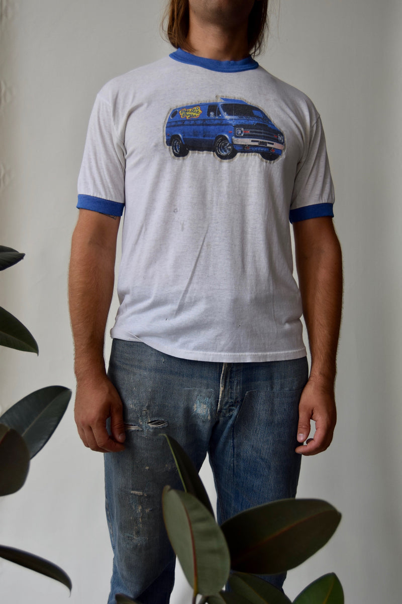 90s Beastie Boys ALOHA MR. HAND リンガーTシャツ USED］90's