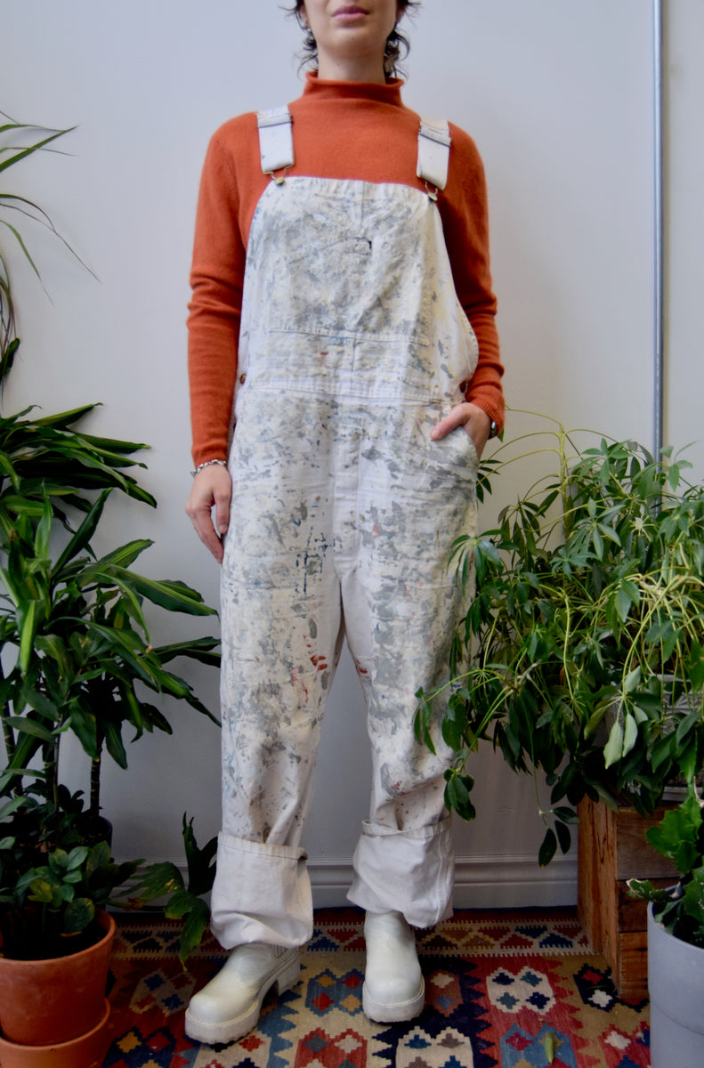 Paint Splatter Overalls Community Thrift and Vintage