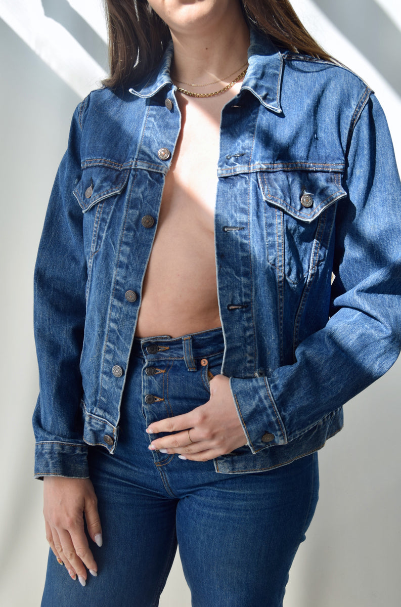 Vintage Levis Made in USA Denim Jacket Community Thrift and Vintage