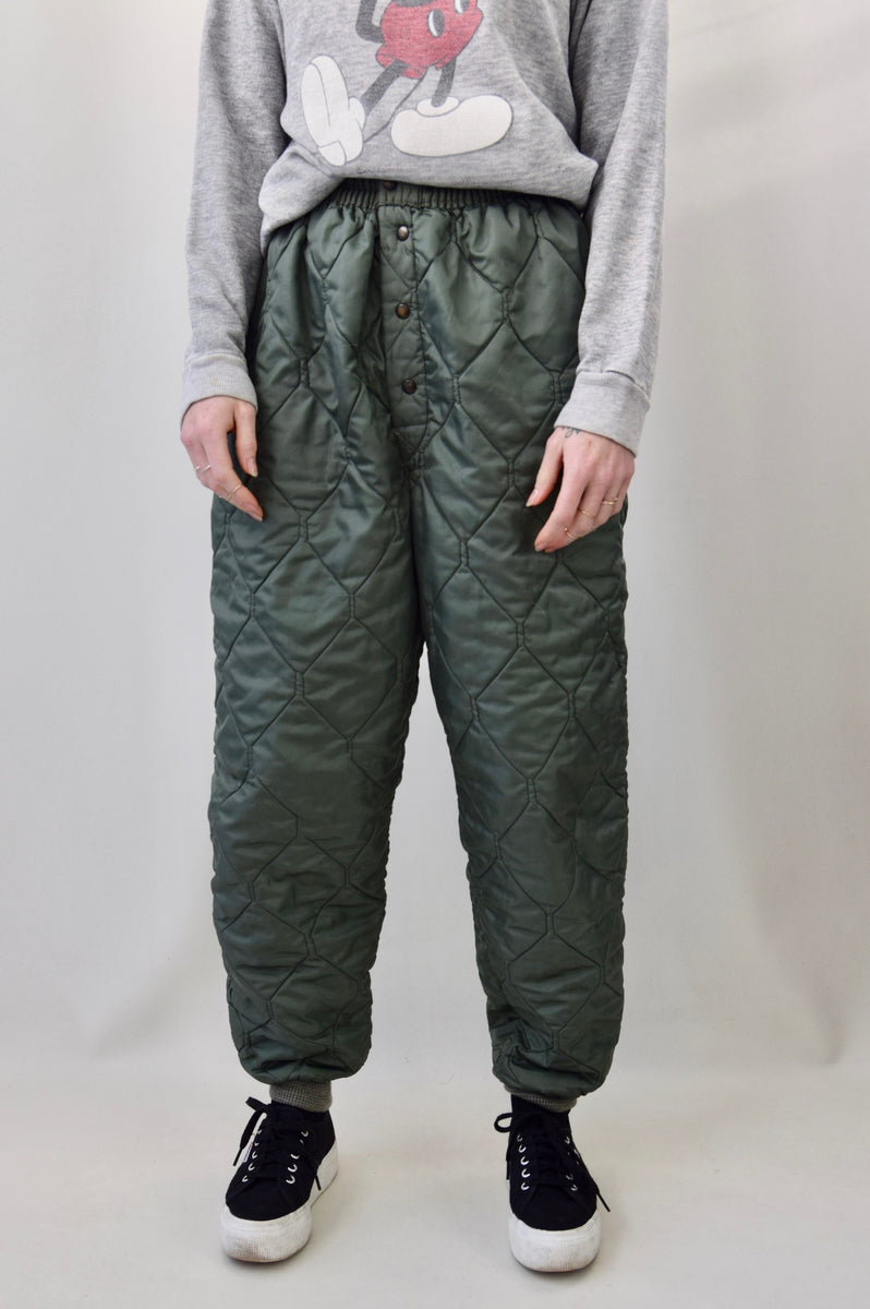 Empire Quilted Pants – Community Thrift and Vintage