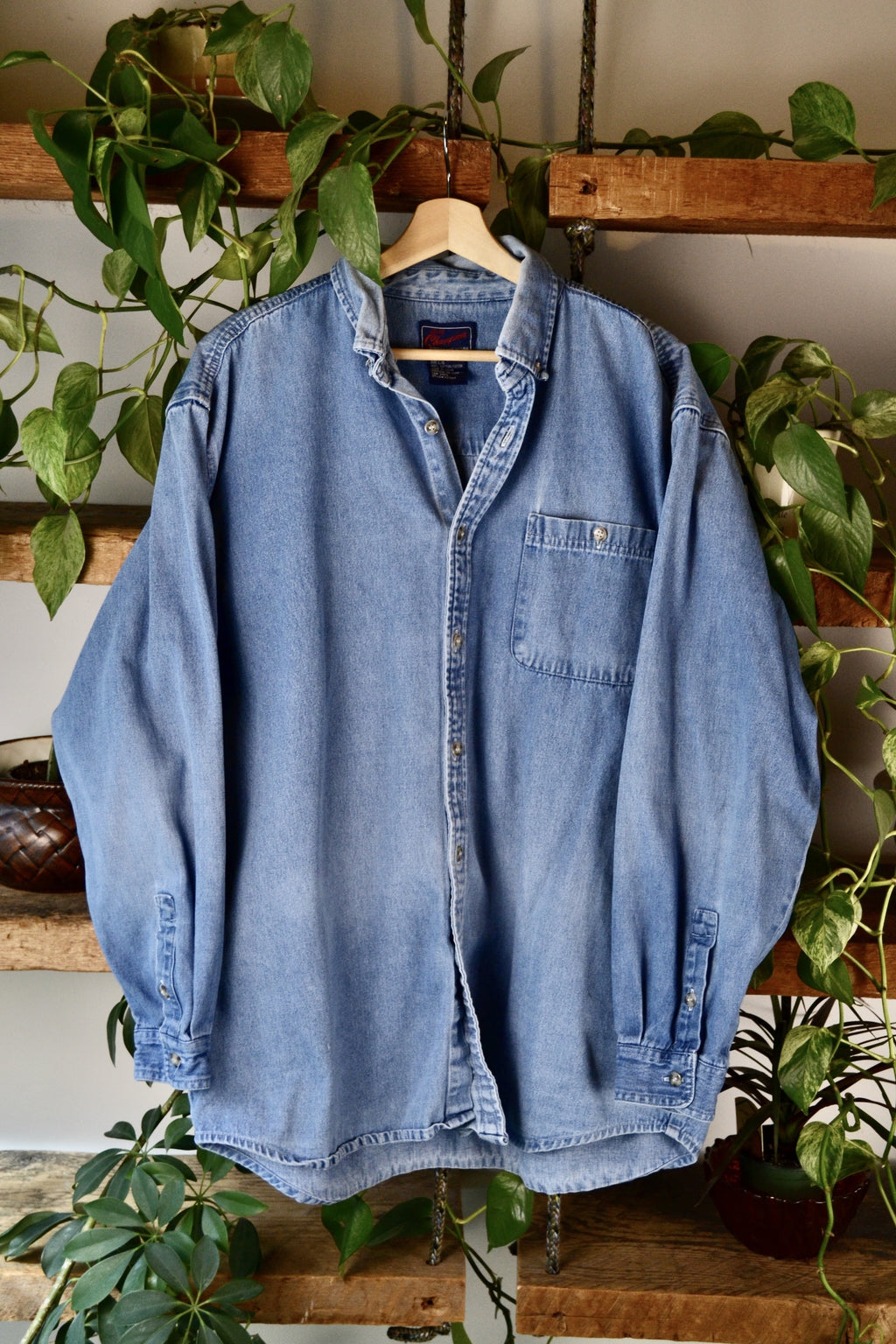 Vintage Champion Denim Button Up