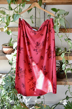 Plus Size Floral Wrap Skirt