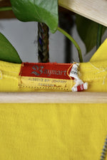 Bright Yellow Boxy Zip Up