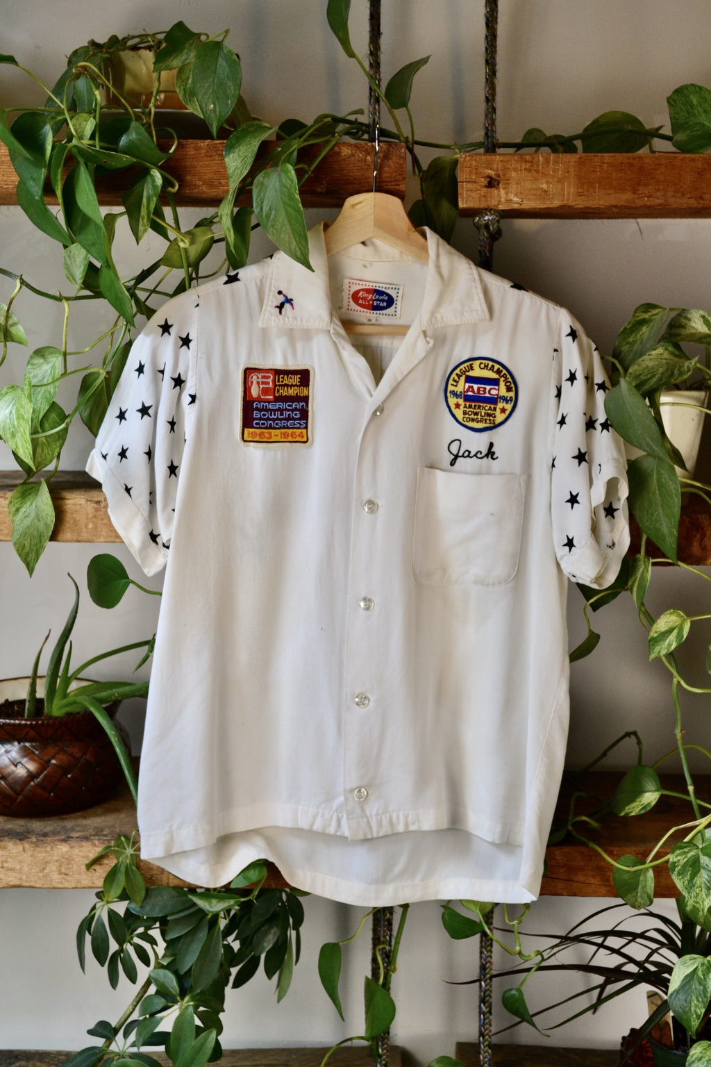 Super Cool Sixties Bowling Champ Button Up Shirt