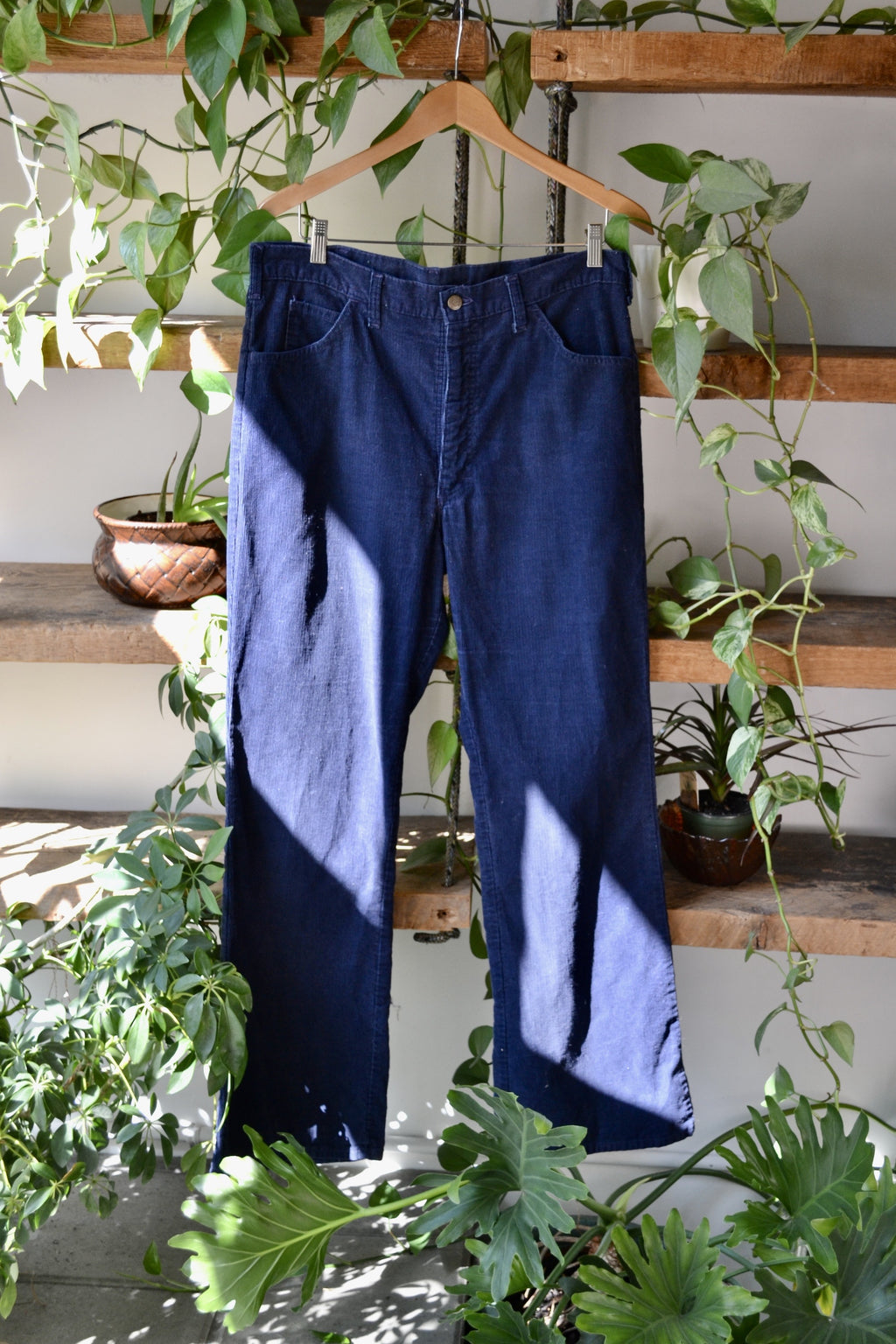 70s Lee Navy Blue Cords