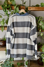 Striped Rugby Polo