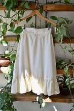 Cream Prairie Ruffle Skirt