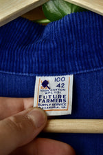 Seventies Cobalt FFA Cord Jacket
