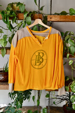 Vintage Harvest Gold Hockey Jersey