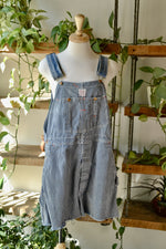Sanforized Hickory Stripe Cut Off Shorteralls