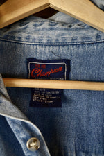 Vintage Champion Denim Button Up