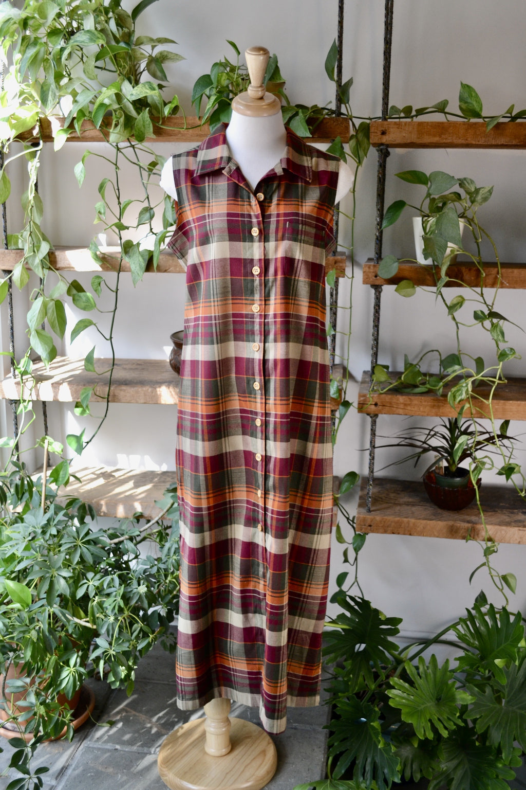Autumnal Plaid Maxi