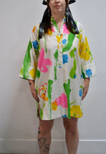 Painted Floral Caftan