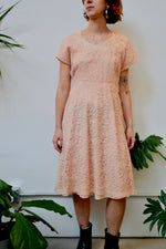 Fifties Blush Lace Dress