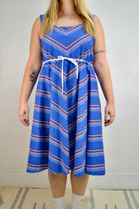 Cotton Chevron Dress