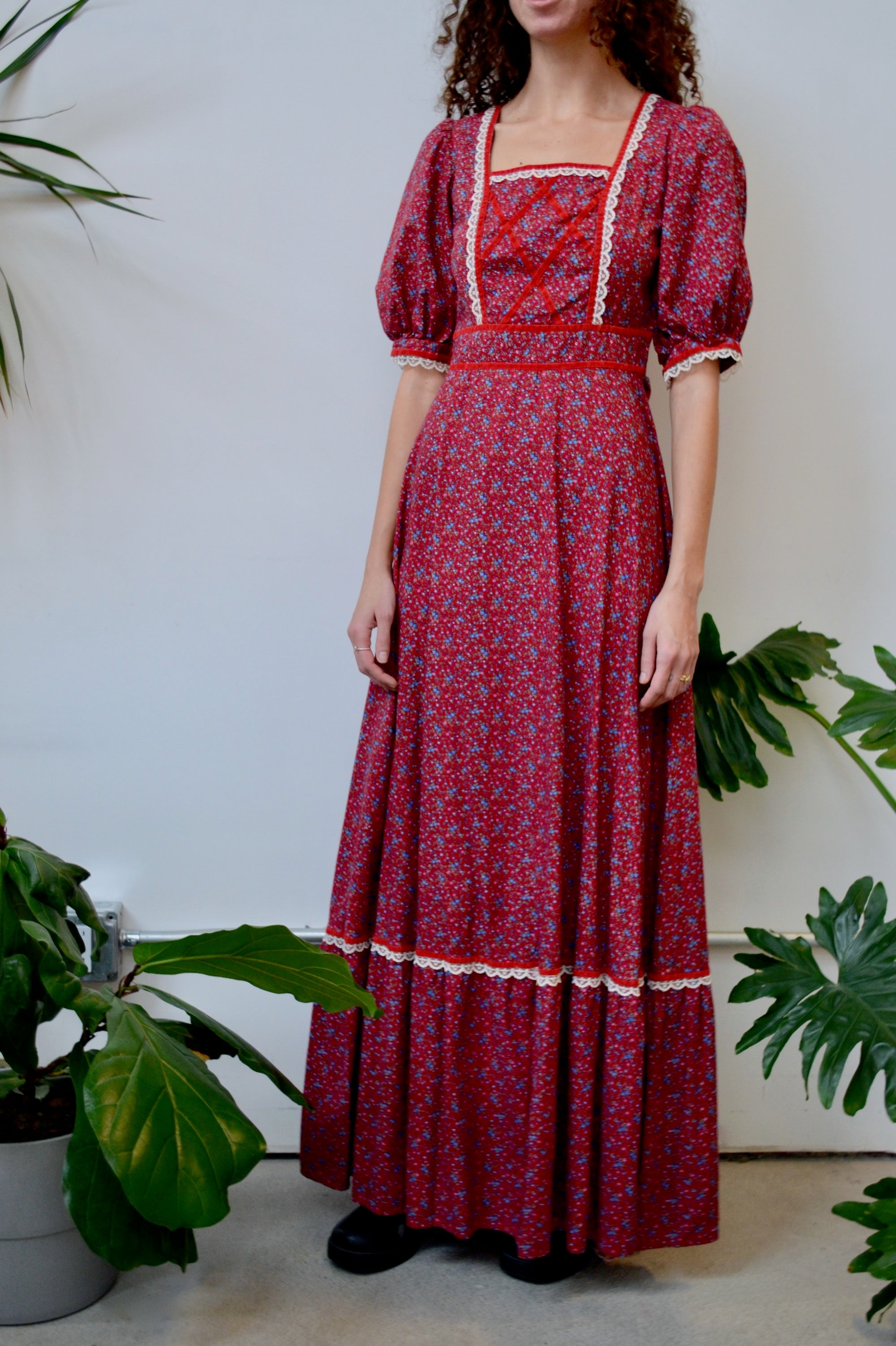 Candi Red Prairie Dress Community Thrift and Vintage Candi Red Prairie Dress Community Thrift and Vintage
