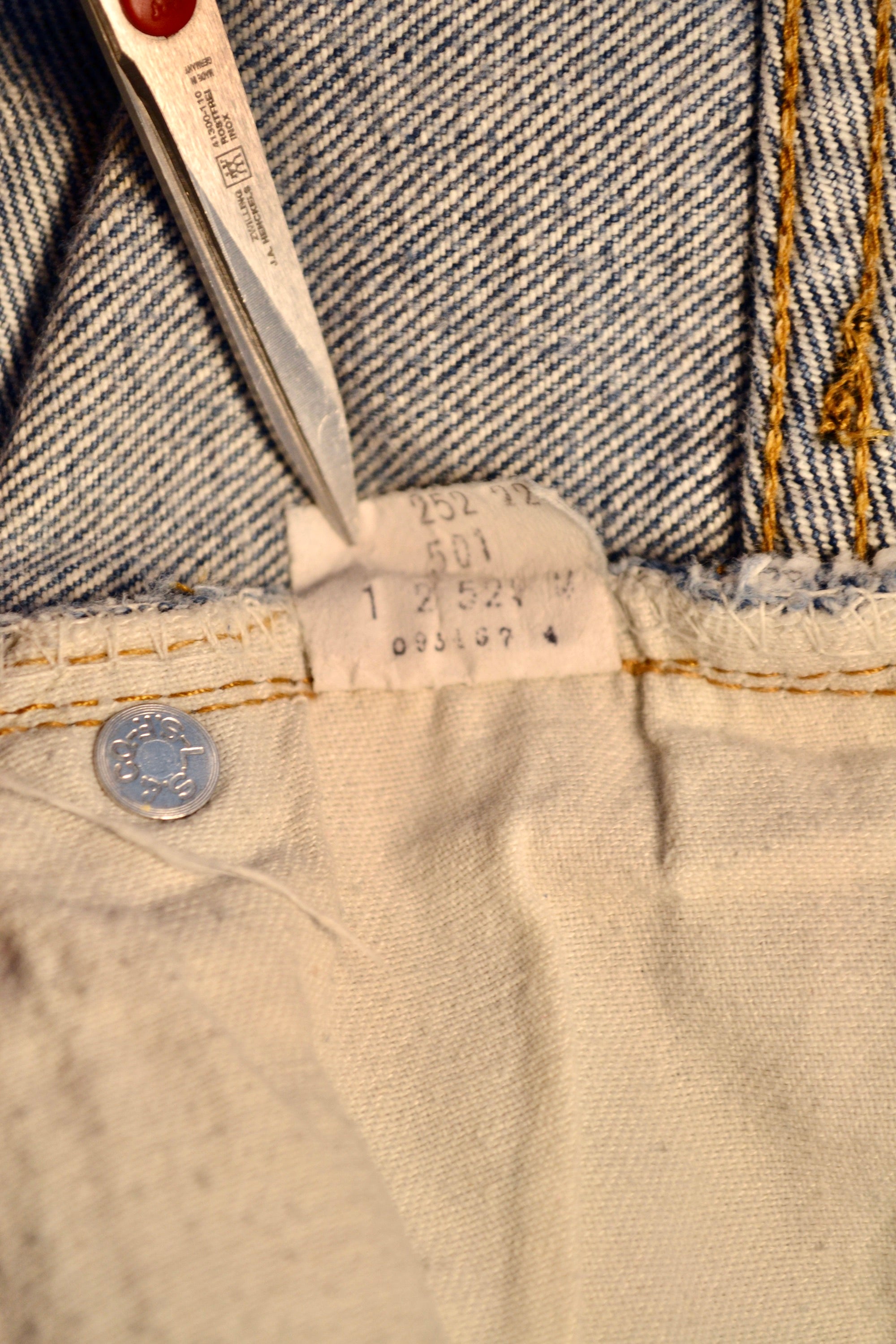 80s Levi Red Line Selvedge Levi 501's