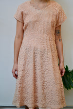 Fifties Blush Lace Dress