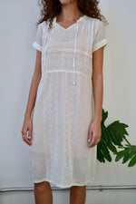 Antique Gauzy Swiss Dot Tea Dress