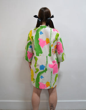 Painted Floral Caftan