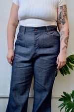 Seventies Dark Wash Flares