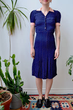 Forties Crepe Rayon Dress