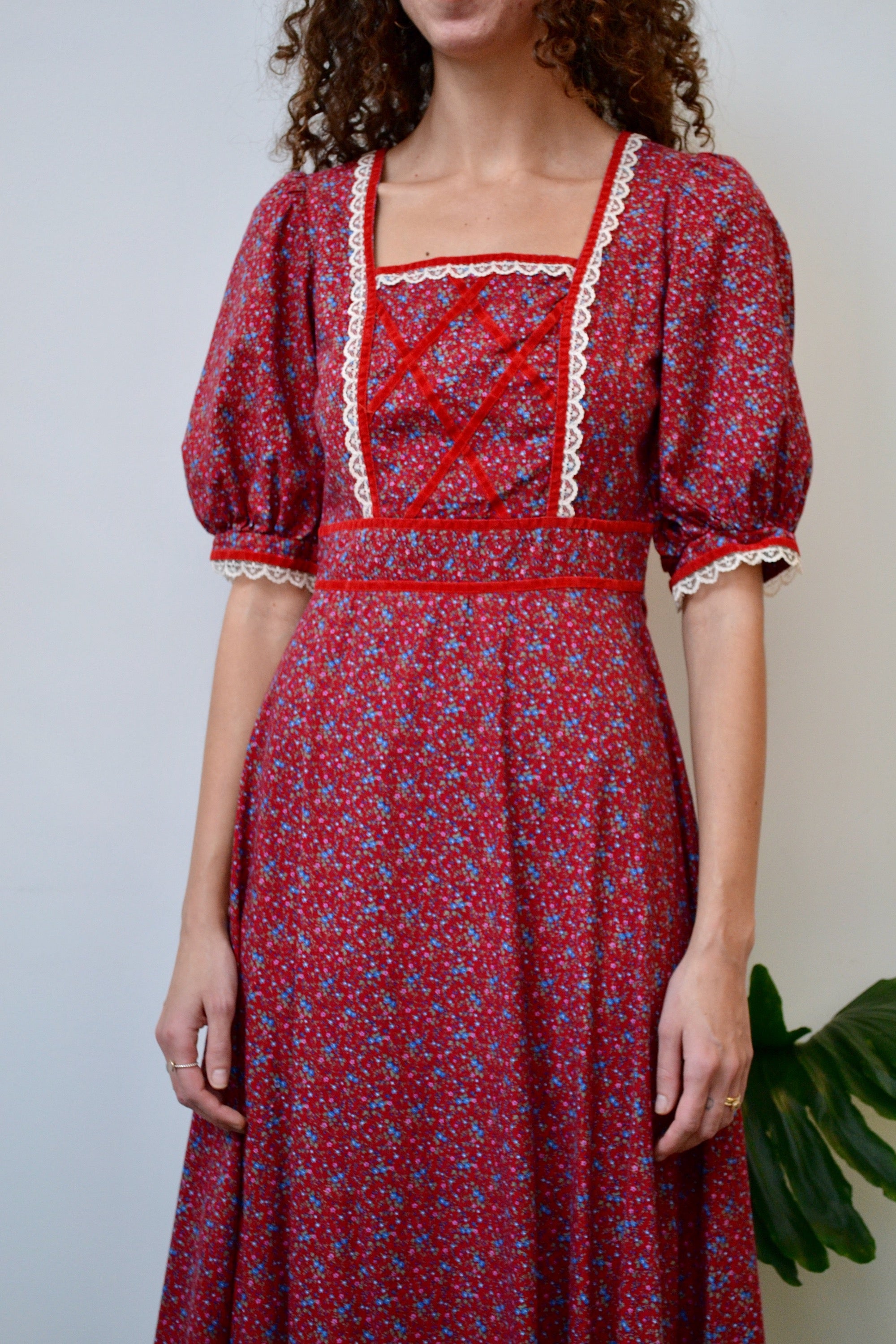 Candi Red Prairie Dress