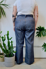 Seventies Dark Wash Flares