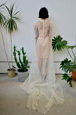 30s/40s Sheer Bridal Gown