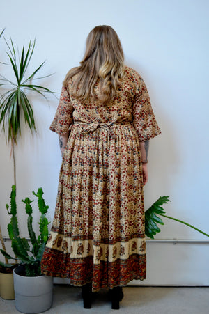 Indian Cotton Floral Dress