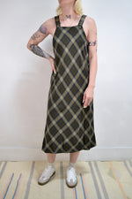 90s LL Bean Plaid Dress