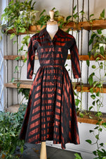 50s Gothic Candy Striper Dress