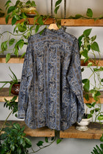 Paisley Silk Button Up