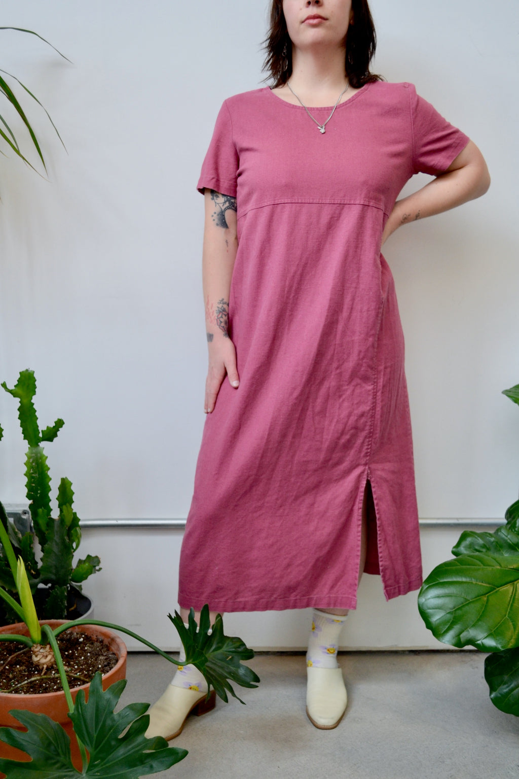 Cotton/Linen Market Dress