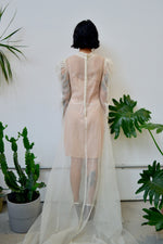 30s/40s Sheer Bridal Gown