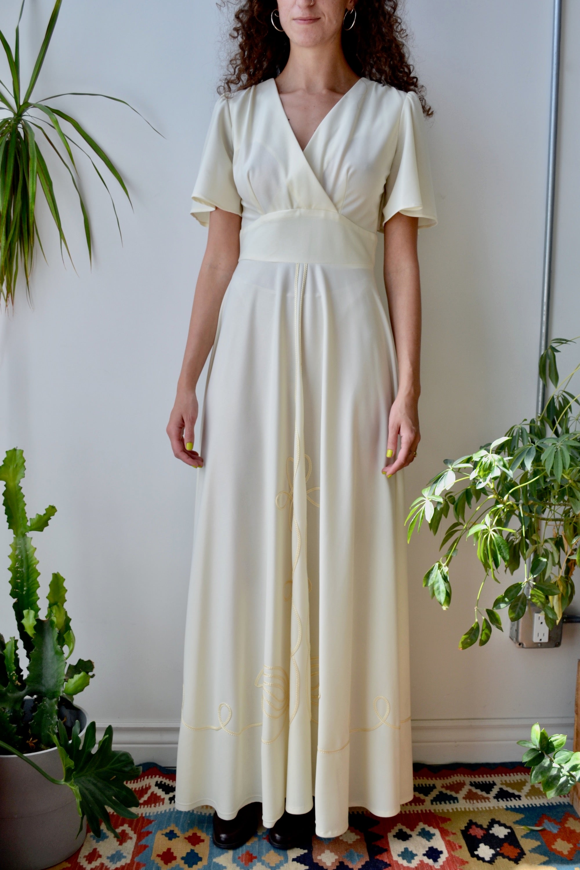 Cream Seventies Gown