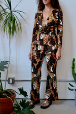 70s Floral Pant Set