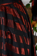 50s Gothic Candy Striper Dress