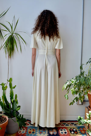 Cream Seventies Gown