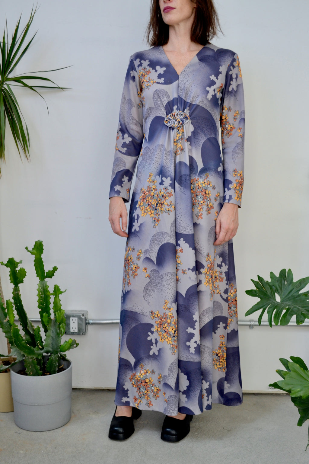 Seventies Blossom Maxi