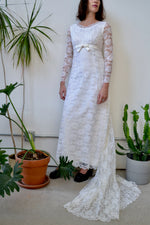 Sixties Lace Wedding Gown