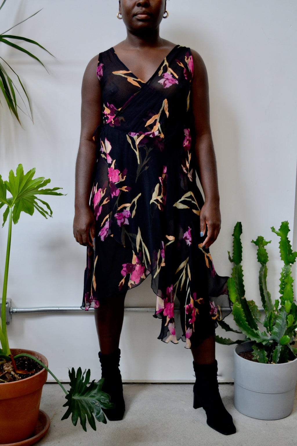 Iris Flutter Wrap Dress