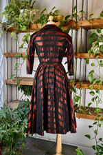 50s Gothic Candy Striper Dress