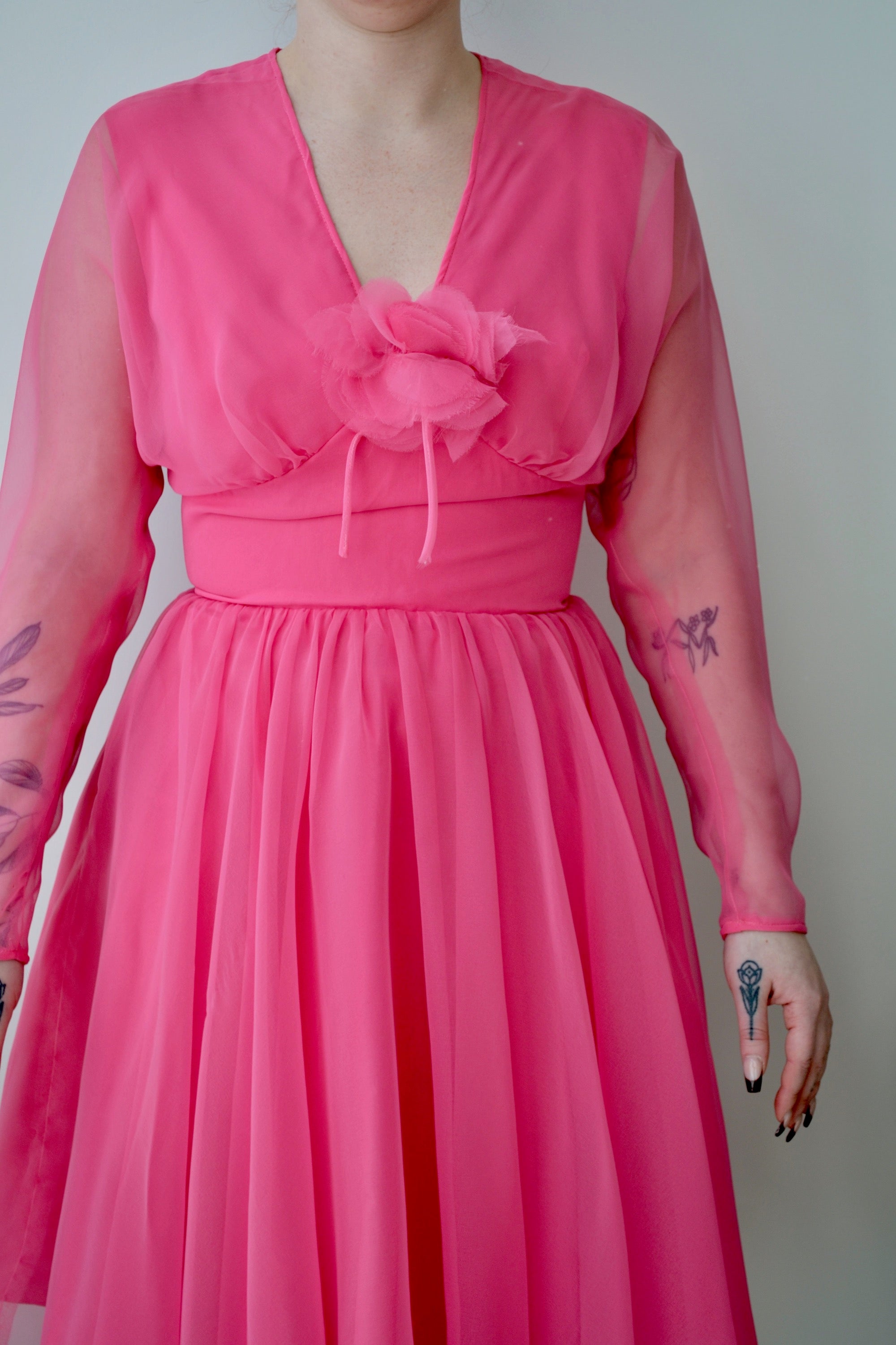 Hot Pink Party Dress