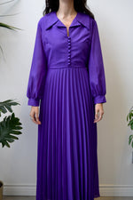 70s Royal Purple Maxi